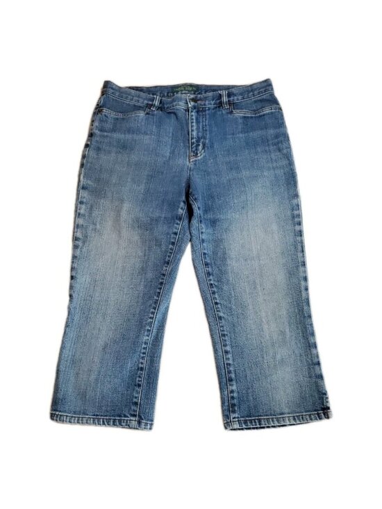 Lauren Jeans Co. Denim - Lauren Ralph Lauren Jeans Classic Midcalf Women's Size 10 Capri Preppy Denim